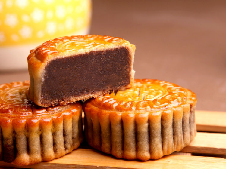 中秋月饼广式多口味传统散装手工红豆沙馅老月饼五仁绿豆板栗糕点